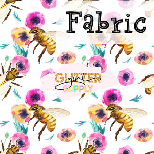 Fabric Floral bees