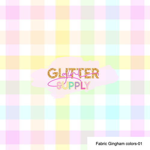 Fabric Gingham colors