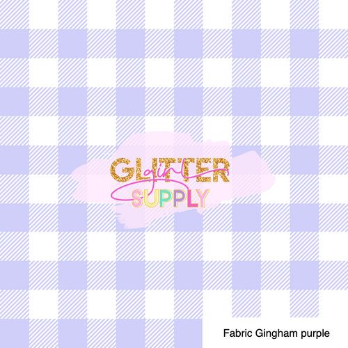 Fabric Gingham purple