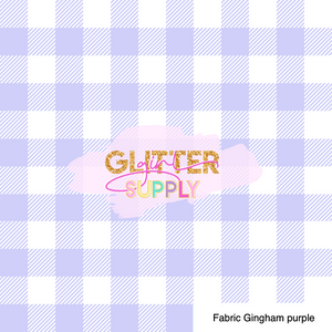 Fabric Gingham purple