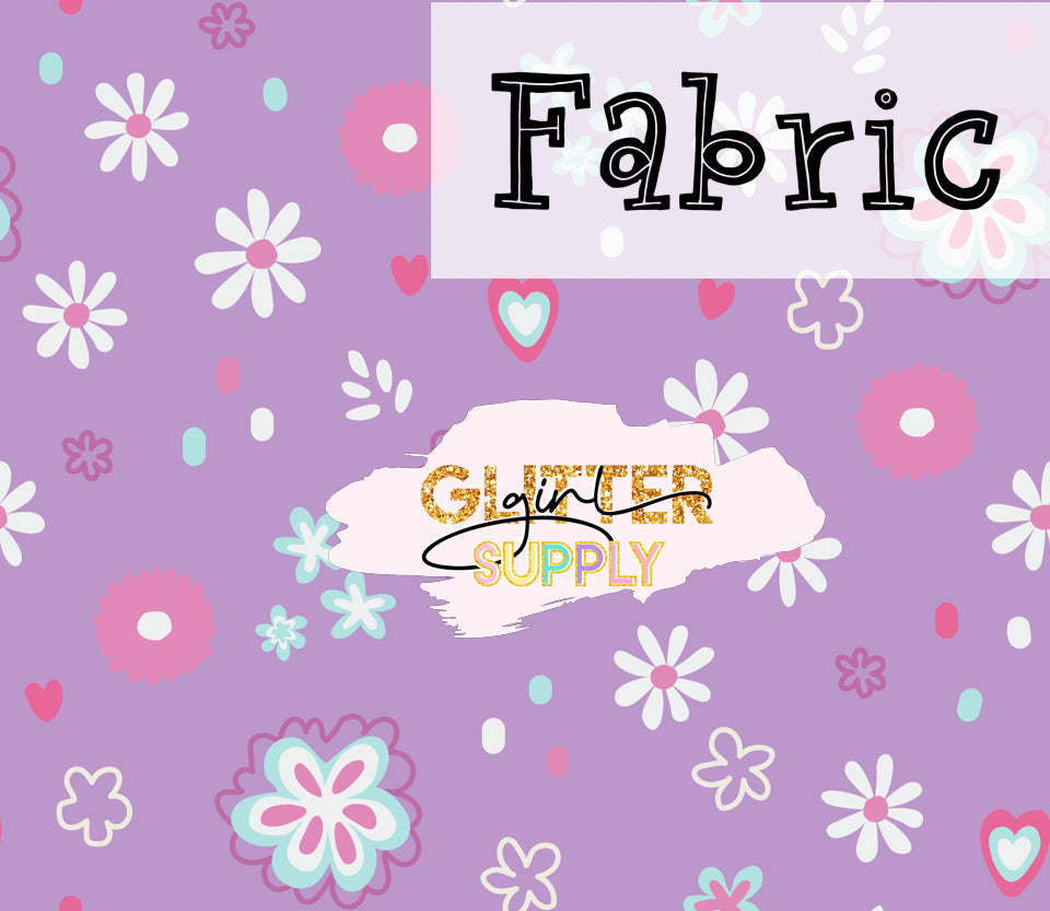 Fabric Heycute Charming Lavender floral