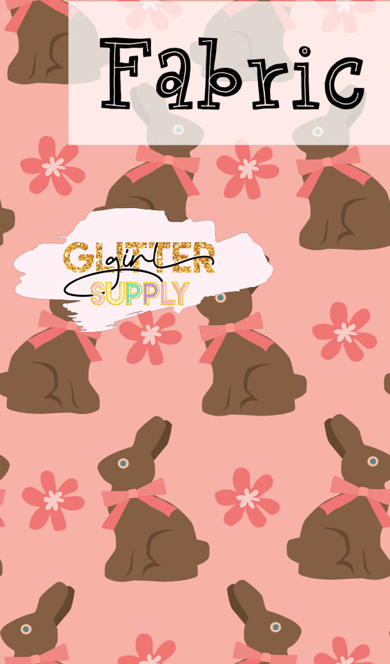 Fabric Heycute chocolate bunny