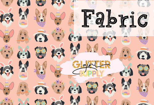 Fabric Heycute easter pups