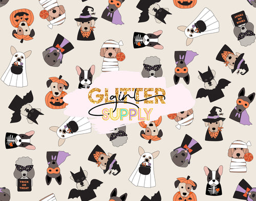 Fabric Heycute halloween pups