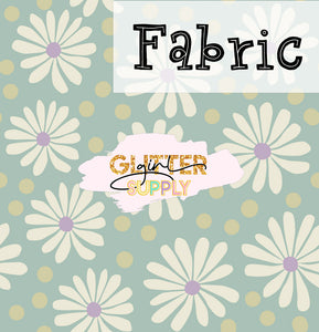 Fabric Heycute pastel daisies