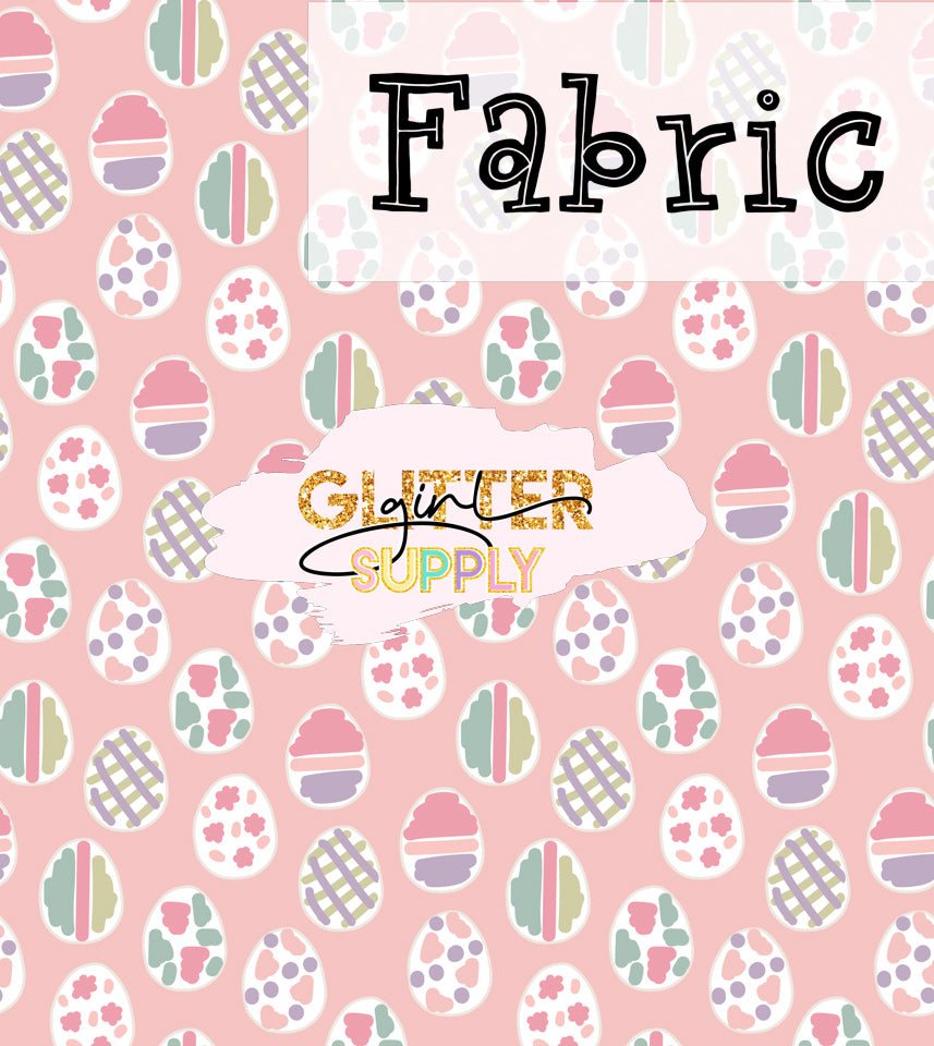 Fabric Heycute pastel easter eggs