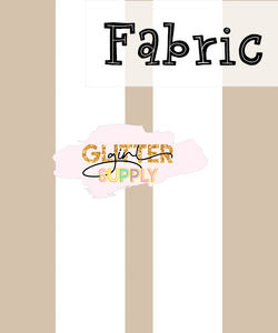 Fabric Heycute tan stripe