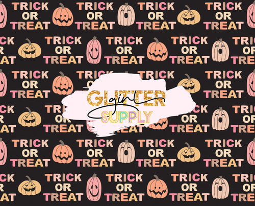 Fabric Heycute trick or treat black