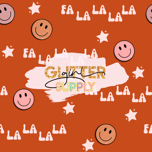 Fabric ILYPattern smile fala