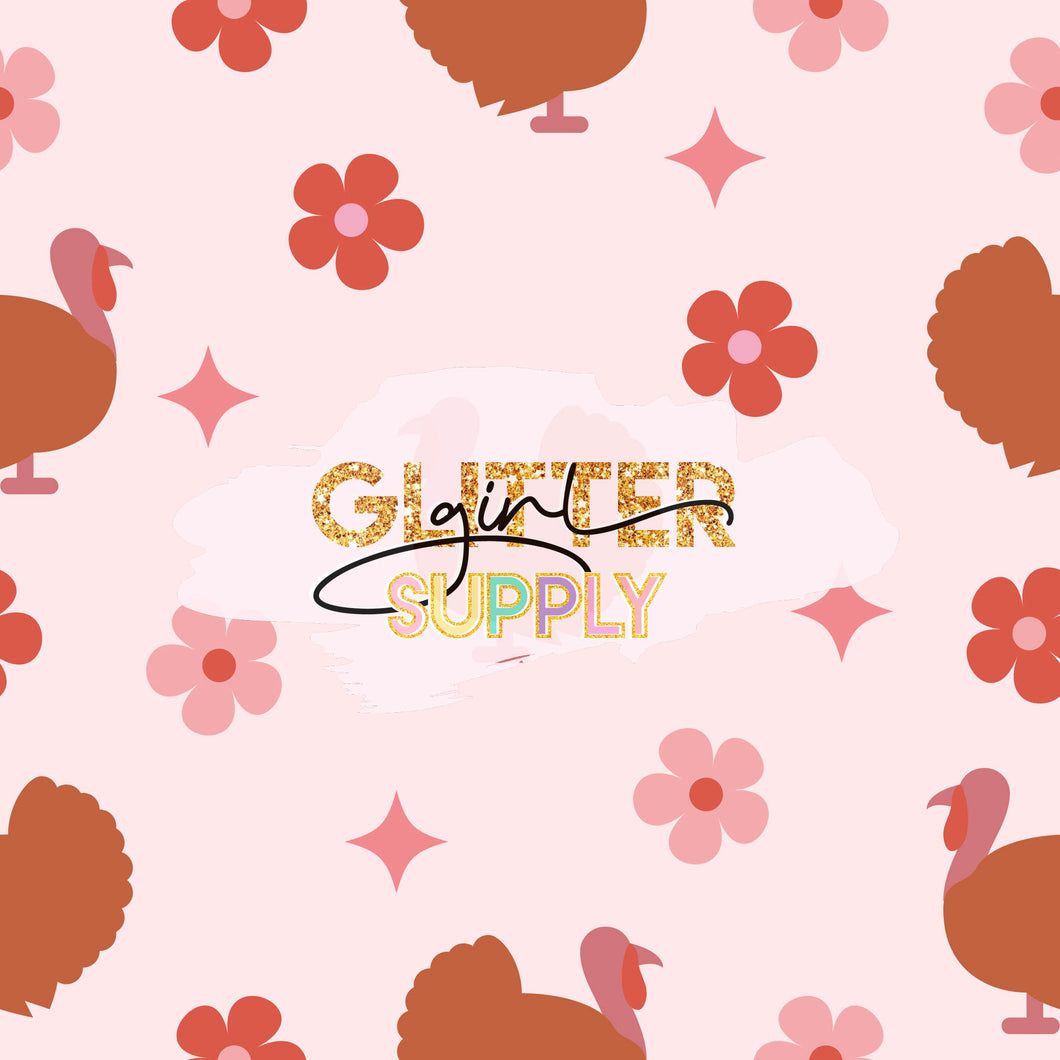 Fabric ILYPattern turkey day