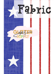 Fabric Kwinn All American Stars and Stripes