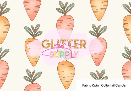 Fabric Kwinn Cottontail Carrots