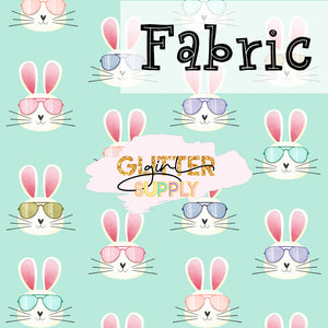 Fabric Kwinn Hoppy Easter Hip Hop Mint