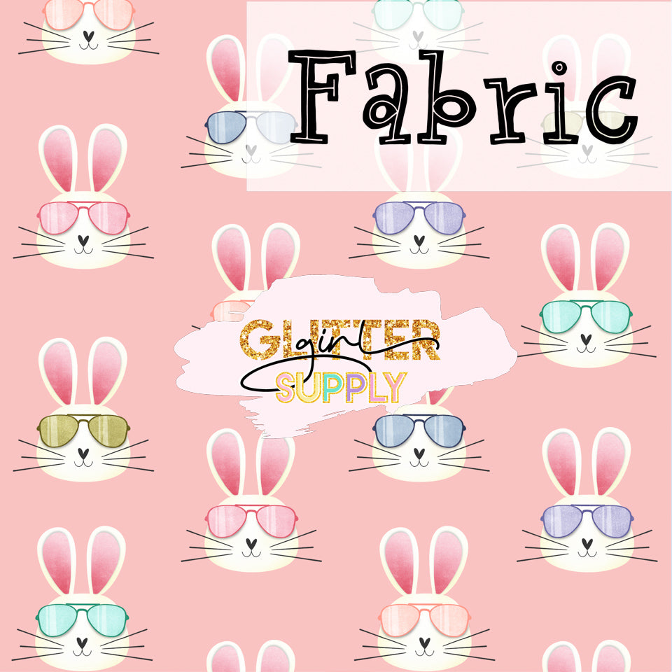 Fabric Kwinn Hoppy Easter Hip Hop Peach