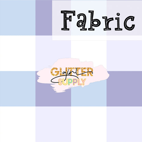 Fabric Kwinn Hoppy Easter Plaid Purple