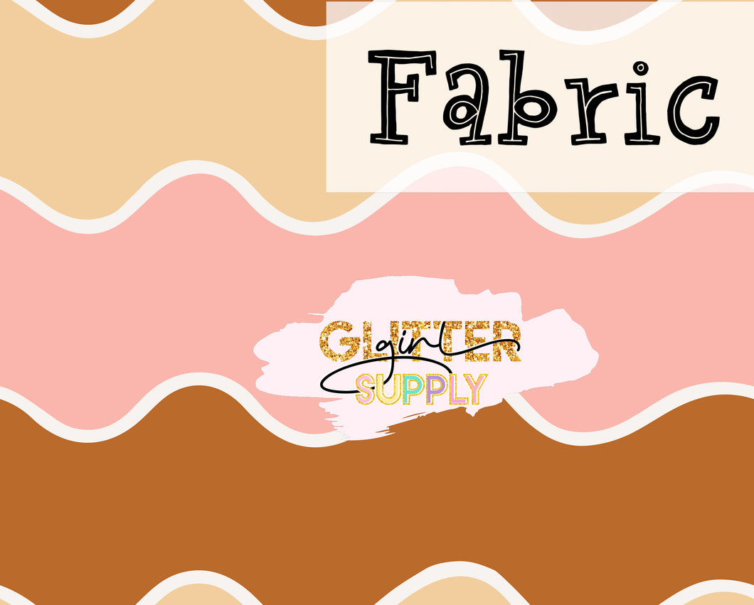 Fabric Kwinn Waves Sunset