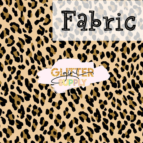Fabric Leopard tan