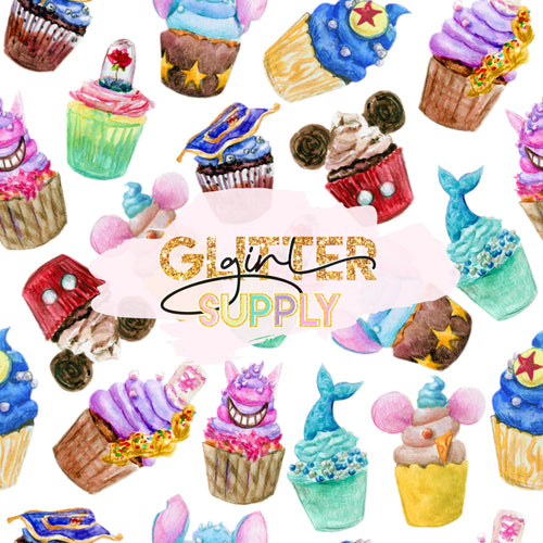 Fabric Mouse characters cupcakes