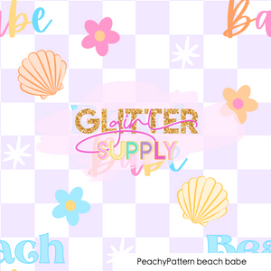 Fabric PeachyPattern beach babe