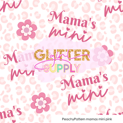 Fabric PeachyPattern mamas mini pink