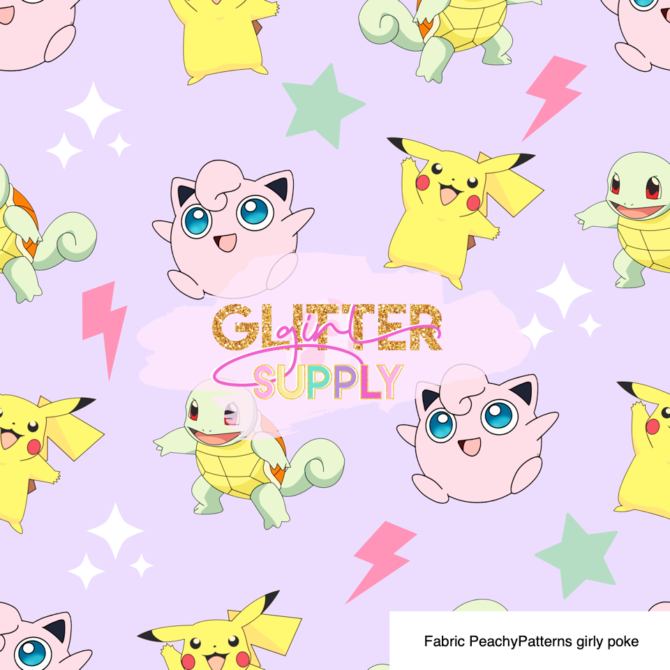 Fabric PeachyPatterns girly poke