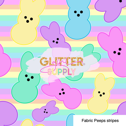 Fabric Peeps stripes