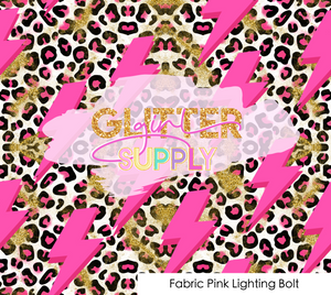 Fabric Pink Lighting Bolt