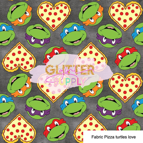 Fabric Pizza turtles love