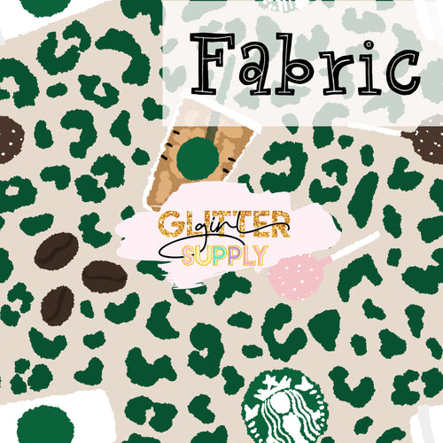 Fabric Coffee Cheetah