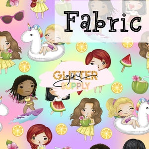 Fabric Summer princesses 1