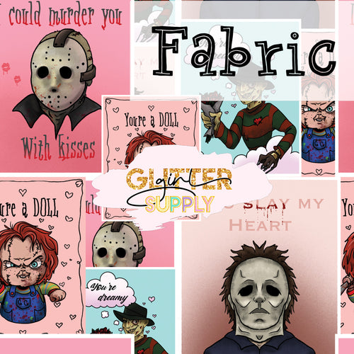 Fabric Villains Valentine Cards