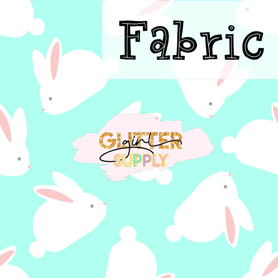 Fabric cute white bunny