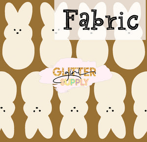 Fabric indybloom Bunnies in caramel