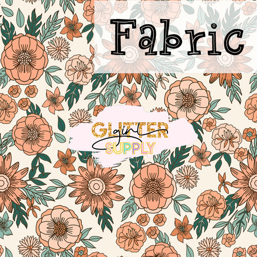 Fabric pgc 70s flowers