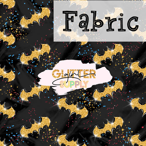 Fabric super girls bat logos