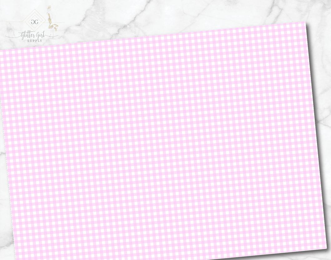 Gingham Small Pink