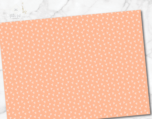 Golden june Peach Hearts