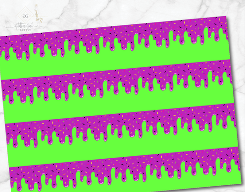 Halloween Drip Purple Green