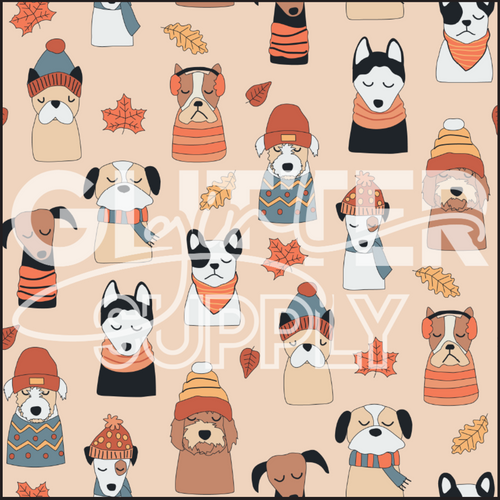 Heycute Fall Pups in Sweaters Brown