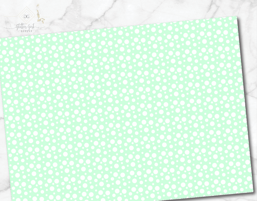 Mint Polka Dot