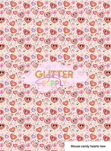 Mouse candy hearts new