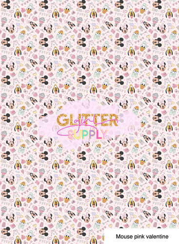 Mouse pink valentine