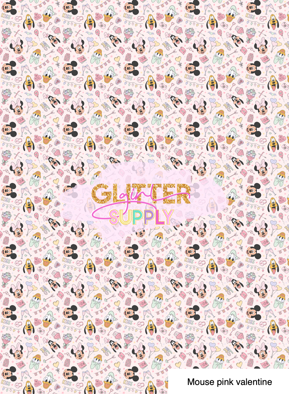 Mouse pink valentine