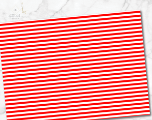 Patriotic Red Stripes
