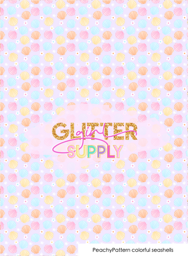 PeachyPattern colorful seashells
