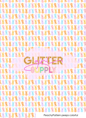 PeachyPattern peeps colorful