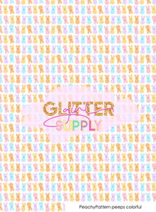 PeachyPattern peeps colorful