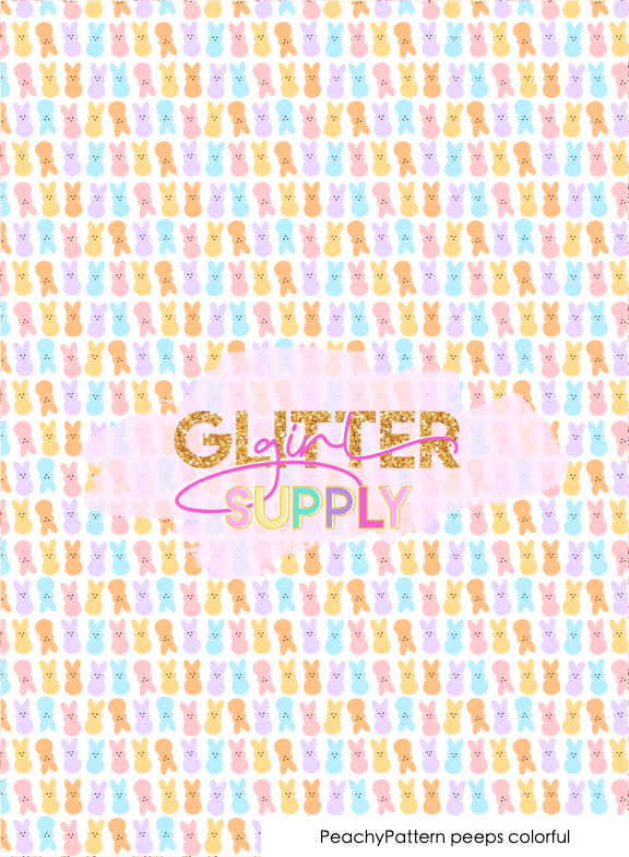 PeachyPattern peeps colorful