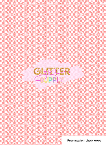 Peachypattern check xoxos