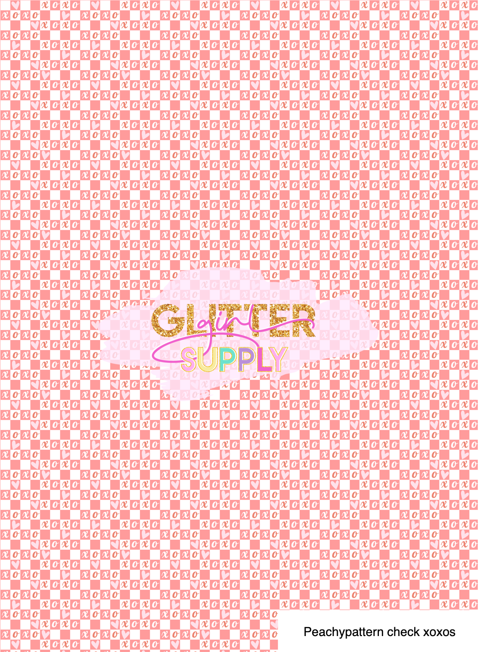 Peachypattern check xoxos